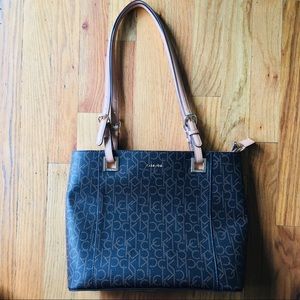 NWOT Calvin Klein Leather Tote